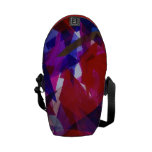 Dance of Life - Abstract Whimsical Light Mini Courier Bags