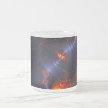 Dance of the Eyes – Indigo and Gold Sight Frosted Mug