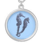 Dance Of The Seahorses (Blue) Necklaces