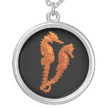 Dance Of The Seahorses (Orange) Necklaces