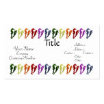 Dance Of The Seahorses Pop Art 2 Business Cards