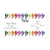 Dance Of The Seahorses Pop Art 2 Business Cards