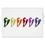 Dance Of The Seahorses Pop Art 2 Cards