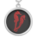Dance Of The Seahorses (Red) Necklace
