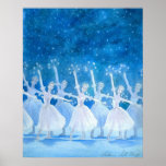 Dance of the Snowflakes Art Print