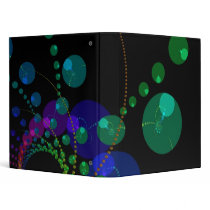 Dance of the Spheres II – Cosmic Violet & Teal Binder