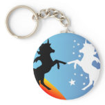 Dance of the unicorns keychain