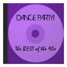 Dance Party CD Invite
