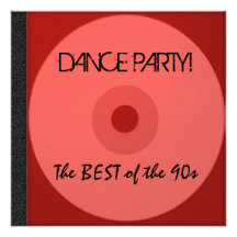 Dance Party CD Invite