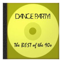 Dance Party CD Invite