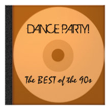 Dance Party CD Invite