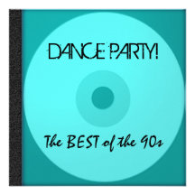 Dance Party CD Invite