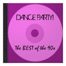 Dance Party CD Invite