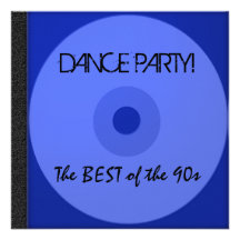Dance Party CD Invite