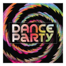 Dance Party invitation