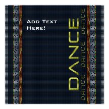 Dance Party invitation