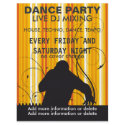 Dance Party Live DJ Music Flyer