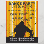 Dance Party Live DJ Music Flyer