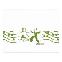 Dance Postcard