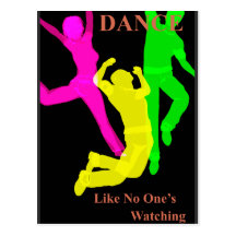 Dance postcard