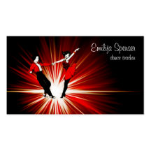 Dance profile business card