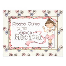 Dance Recital Invitation