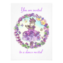 dance recital invitation