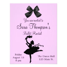 Dance Recital Invitation