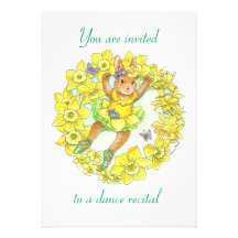 Dance recital invitation