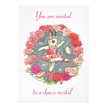 dance recital invitation