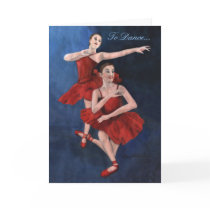 Dance Recital Invitation Card