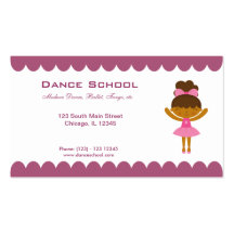 Dance School Business Card
