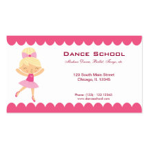Dance School Business Card