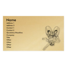 dance school business card templates