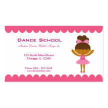 Dance School Business Cards