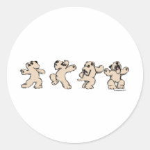 Dance SCWT Round Sticker