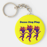 Dance Sing Play Key Chains