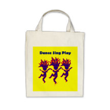 Dance Sing Play Tote Bag