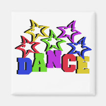 Dance Stars Refrigerator Magnets