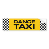 Dance Taxi Bumper Stickers