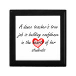 Dance Teacher - Building Cofidence Keepsake Box