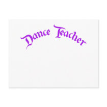 Dance Teacher (customize) Postcard