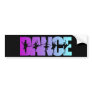 Dance With Dancers Colors Bumper Stickers