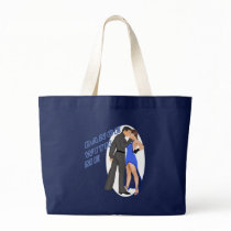Dance With Me (blue) Tote Bags