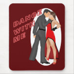 Dance With Me (red) Mouse Pads