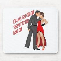 Dance With Me (red) Mouse Pad