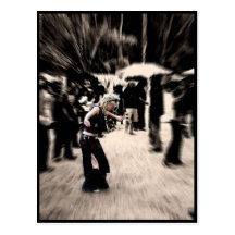 Dancefloor Glimpses Postcard