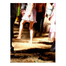 Dancefloor Glimpses Postcard