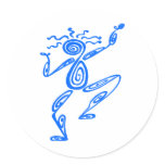 Dancer2 Round Sticker