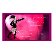 dancer business card templates
